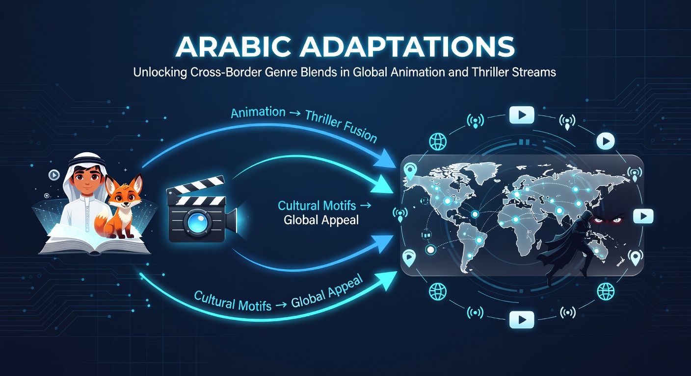 Cross-border collaboration in Arabic-adapted animation thrillers on streaming services