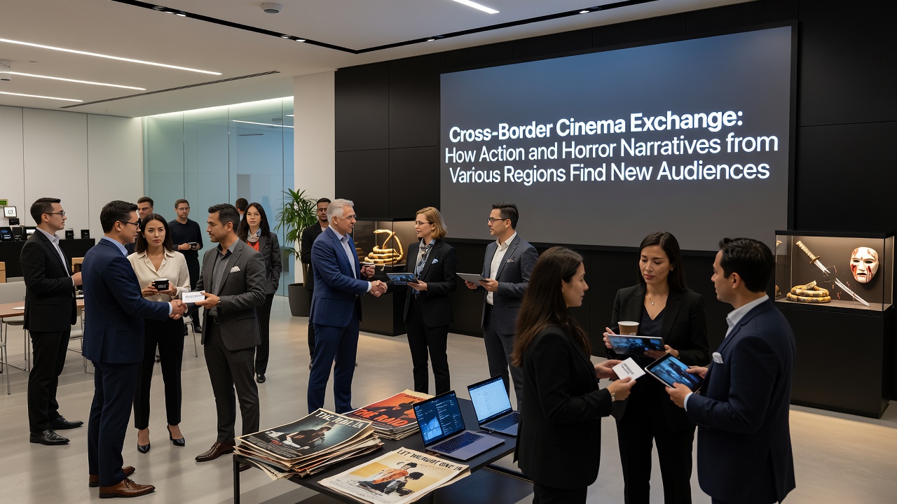 International viewers engaging with dubbed horror content on streaming devices