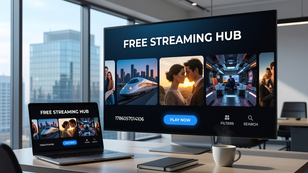 Legal compliance and security features on a free movie streaming website