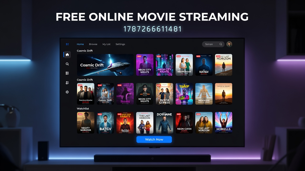 Comparison chart of free streaming platforms with device compatibility icons
